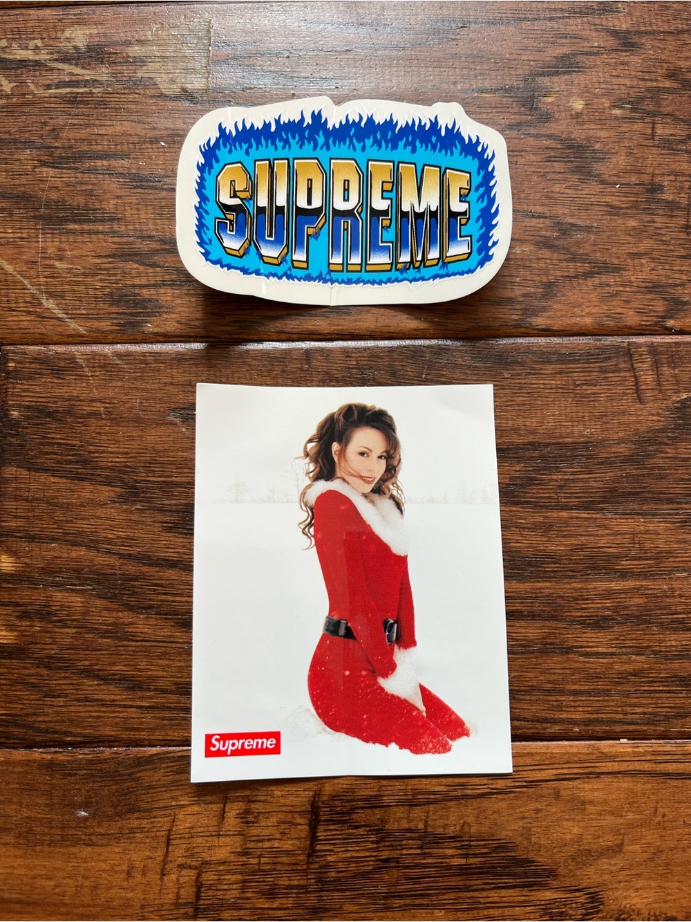 Two Supreme Stickers